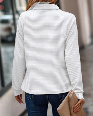 Eleganter Pullover mit V-Ausschnitt für Frauen